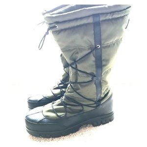 Ralph Lauren Hunter Green Quinly Snowboot